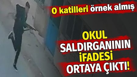 Okul saldırganının ifadesi ortaya çıktı! O katilleri örnek almış