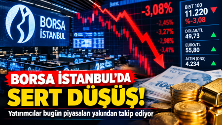 Borsa İstanbul’da Sert Düşüş!